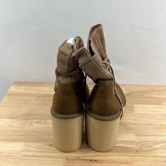 Dolce Vita Celida Boots- Tan Mulit Nylon - Size 8- NIB - Picture 3 of 7